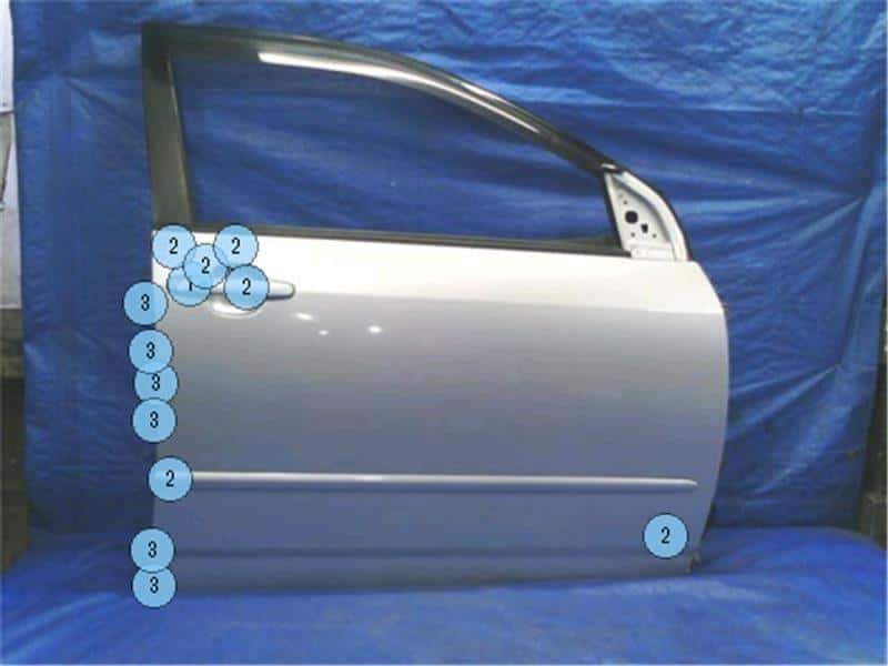 Front Right Door Assembly TOYOTA Corolla Fielder 2005 CBA-ZZE124G