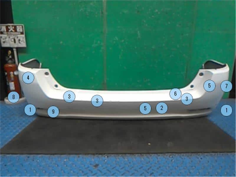 Rear Bumper Assembly TOYOTA Corolla Fielder 2015 DBA-NZE161G